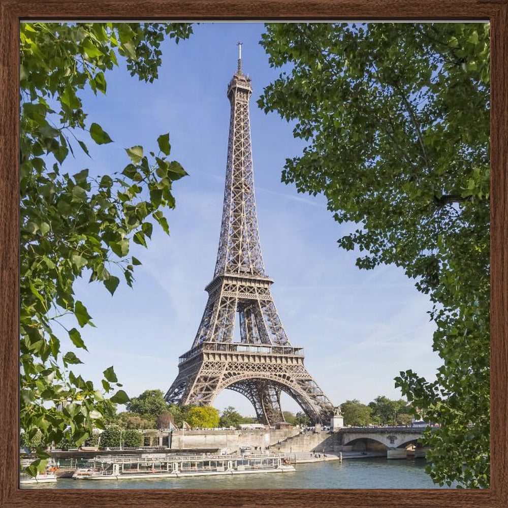 PARIS Eiffel Tower &amp; River Seine Poster