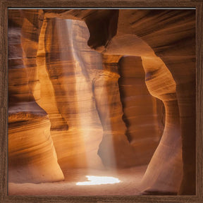 ANTELOPE CANYON Lightbeam Poster