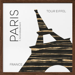 Urban Art PARIS Eiffel Tower Poster