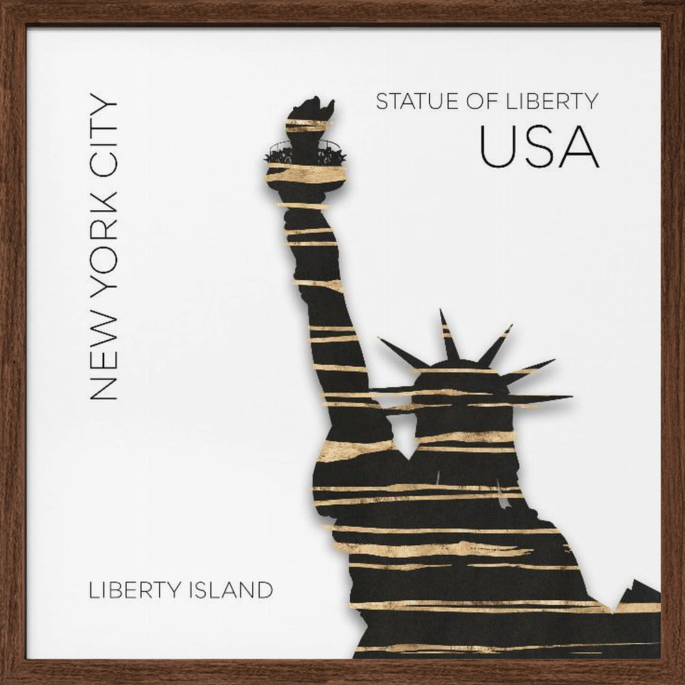 Urban Art NYC Statue of Liberty Poster