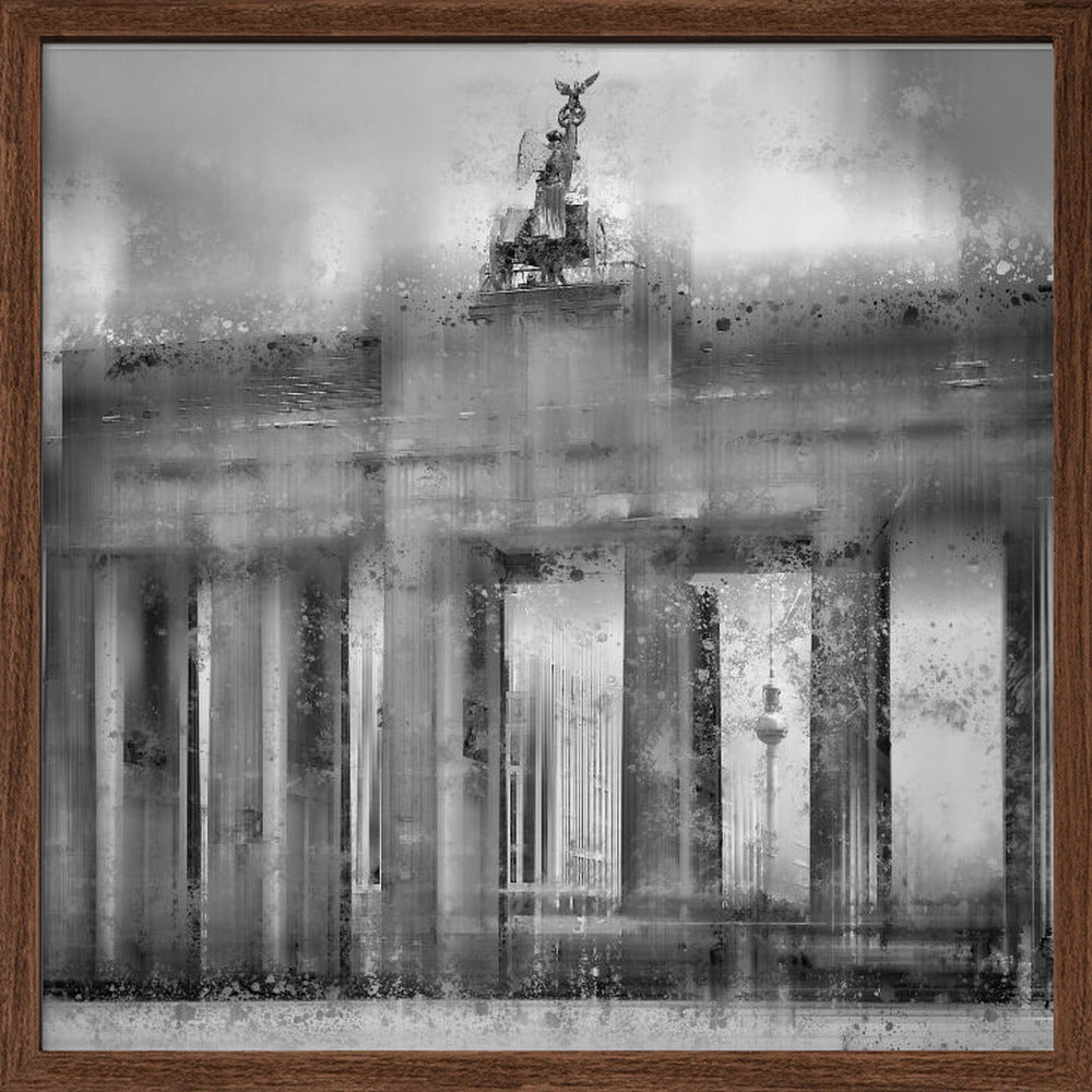 City Art BERLIN Brandenburg Gate Poster