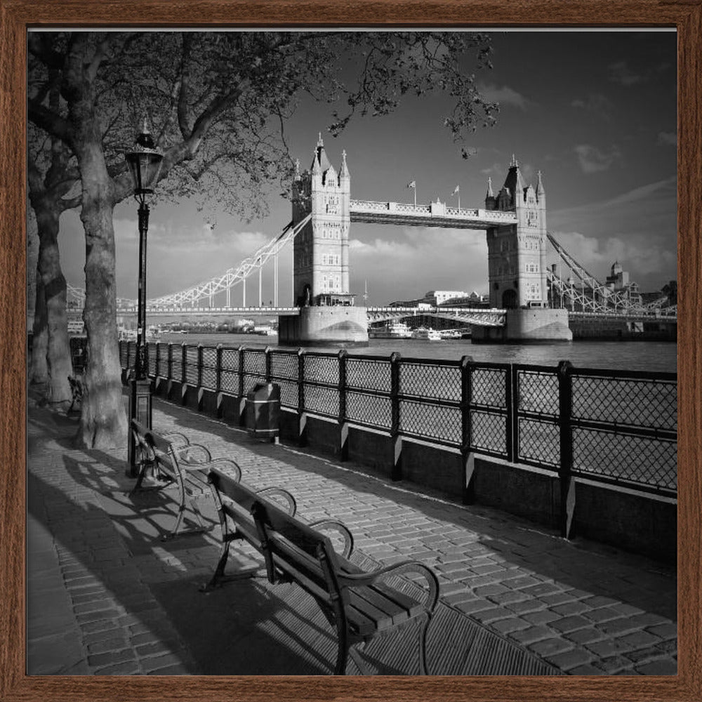 LONDON Thames Riverside &amp; Tower Bridge Poster