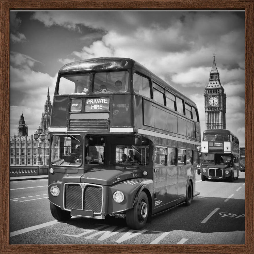 LONDON Classical Streetscene Poster