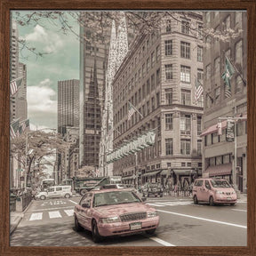 MANHATTAN 5th Avenue | urban vintage style Poster