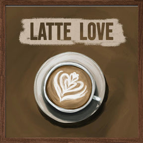 Latte Love Poster