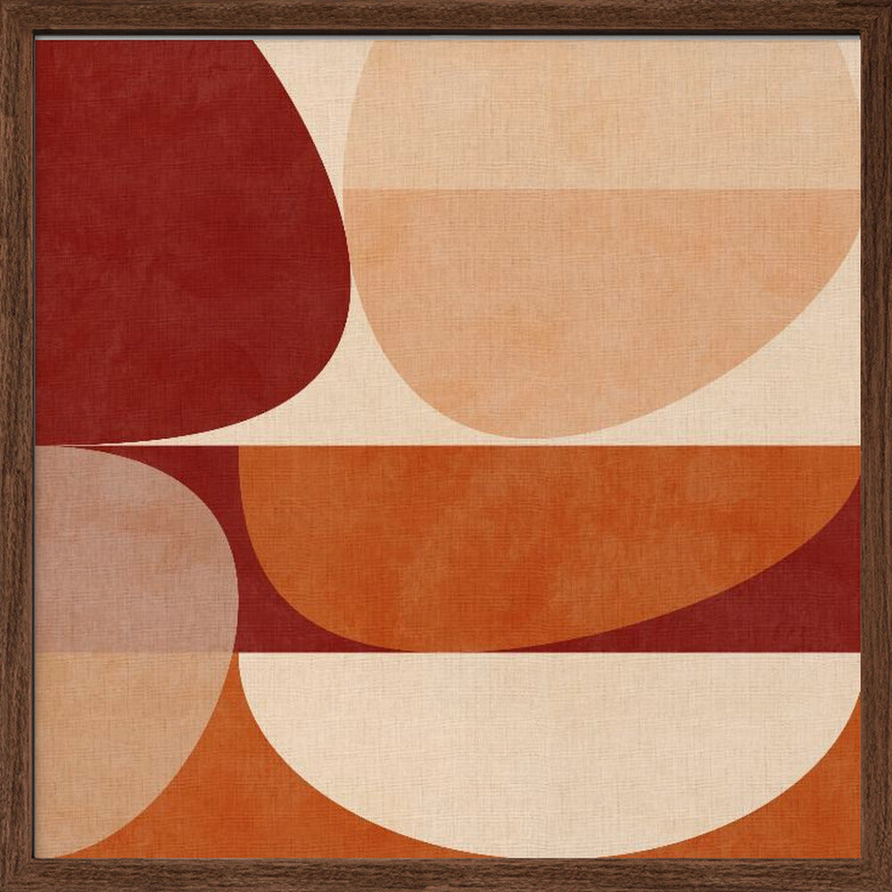 Autumn Mid Century Earthy 2 Poster