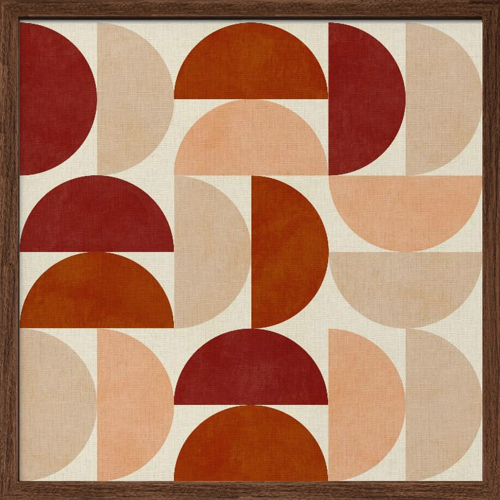 Autumn Mid Century Earthy 6 Poster