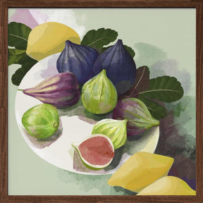 Figs and lemons Poster