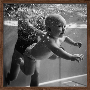 Underwater swimming Poster