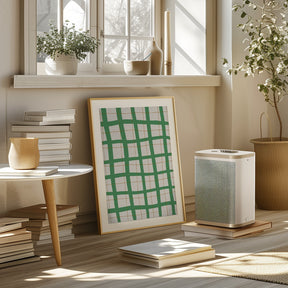 Green Grid Poster