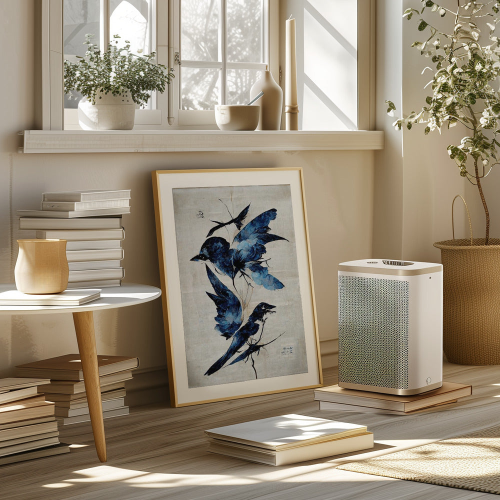 Blue Birds Poster