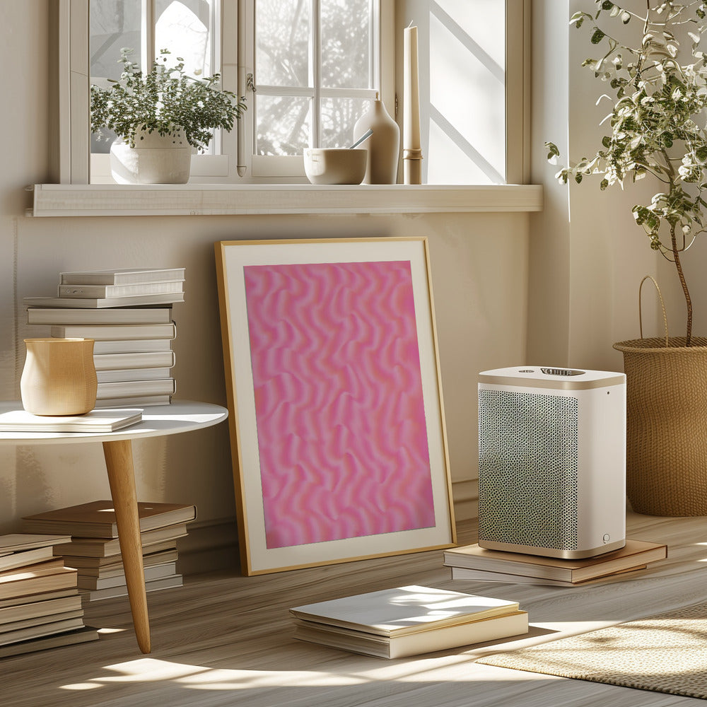 Pink Silk Pattern Poster