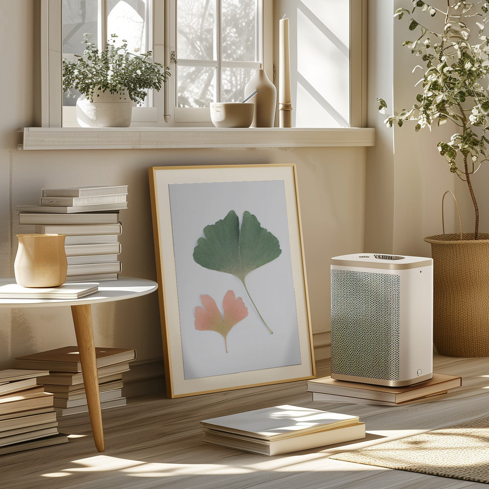 Pastel Ginkgo Poster