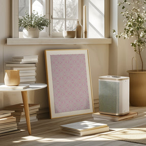 Light Pink Tile Pattern Poster