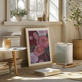 Nevaeh peonies Poster