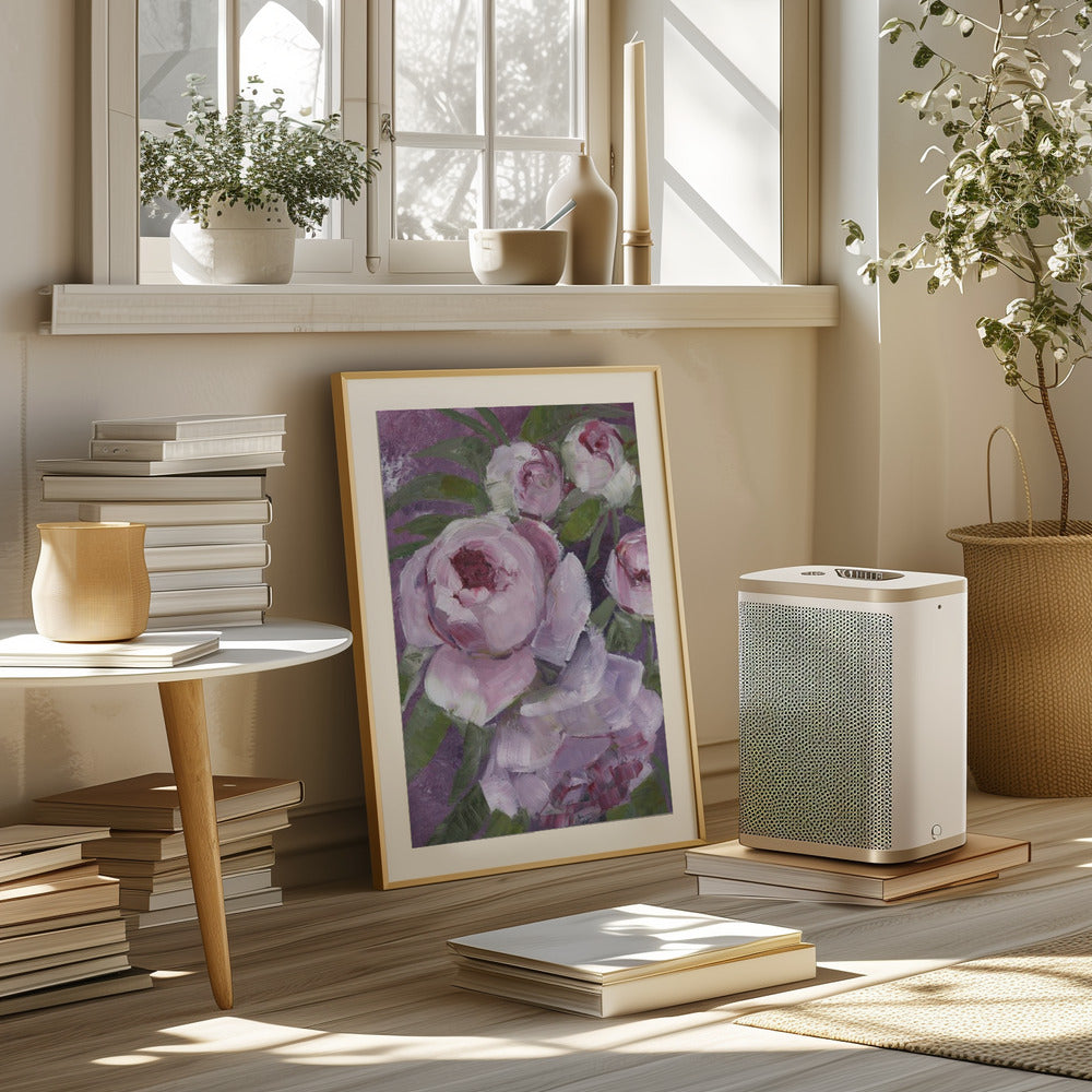 Rylee painterly roses Poster