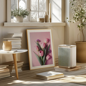 Pink Tulips Poster