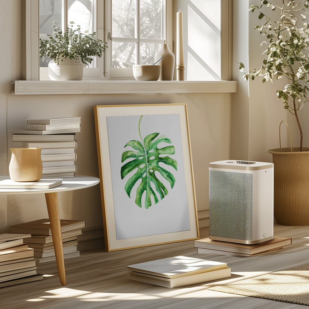 Monstera Leaf Poster