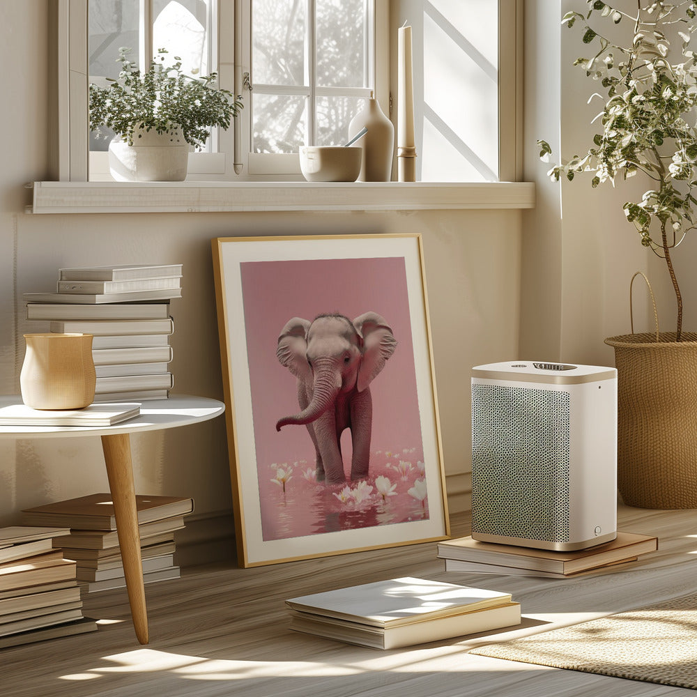 Young Elephant Poster