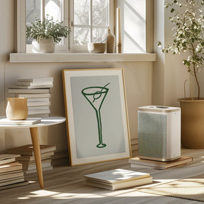 Cocktail Green Poster