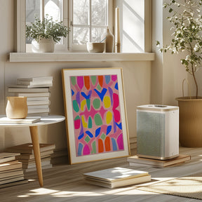 Pastel Neon  Pattern Poster