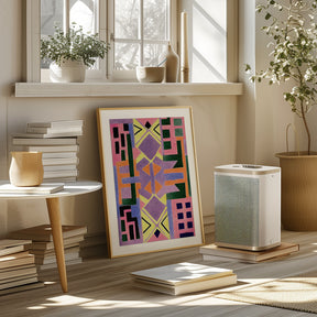 Peru Rug Pattern Poster