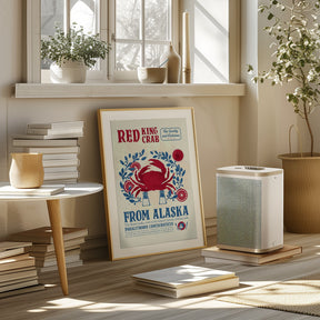 Crab kitchen print Poster