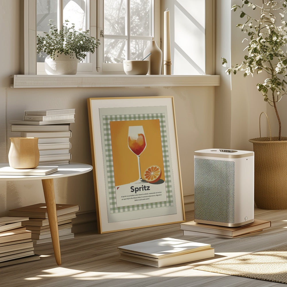 Spritz retro print Poster