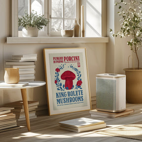 Porcini kitchen print Poster