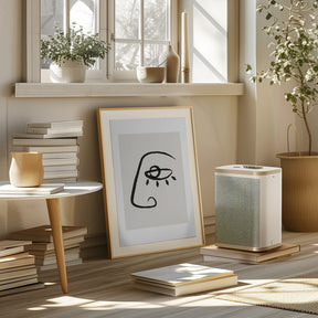 Abstract Face No2 Poster