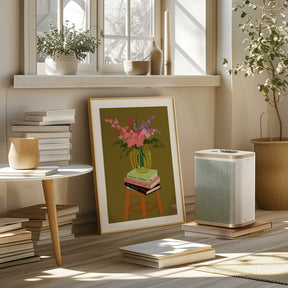 Floral Vase Poster