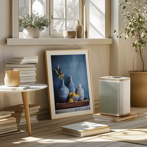 Blue Still Life Poster