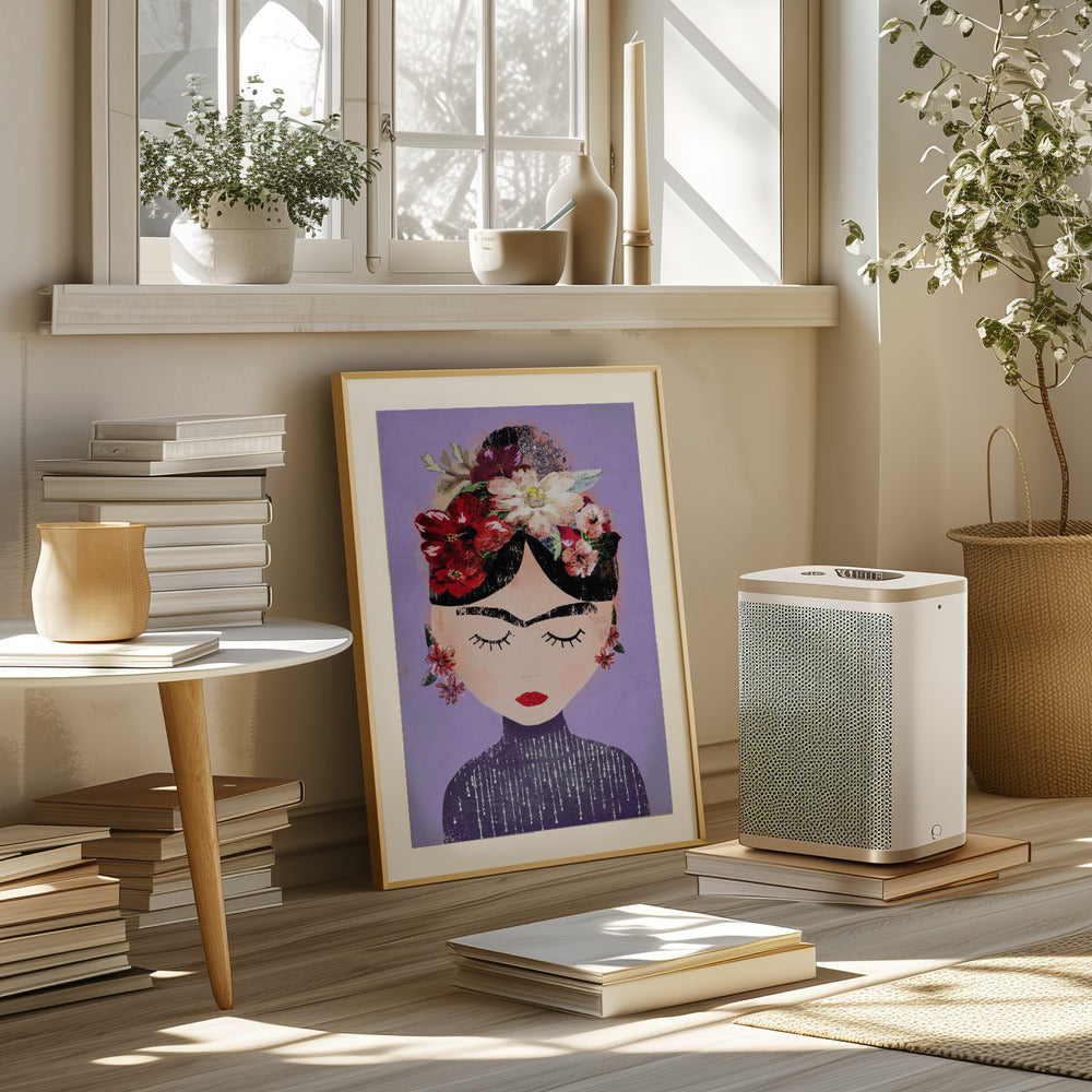 Frida (Purple) Poster