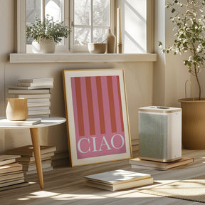 Ciao Stripes Poster