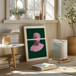 Pink and Green Artemis Poster