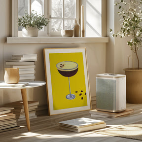 Espresso Martini Buttercup Yellow Poster