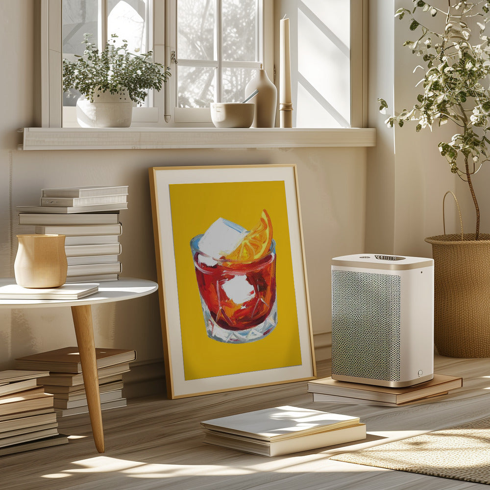 Negroni Sunshine Yellow Poster