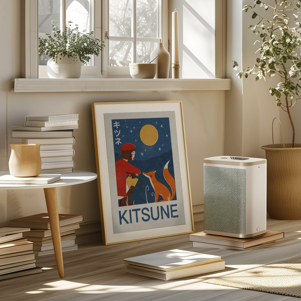 Kitsune Fox Poster