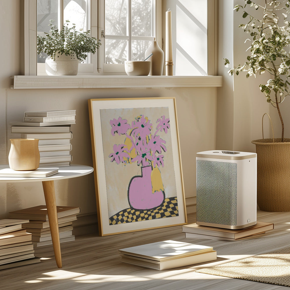 Pink Vase Poster