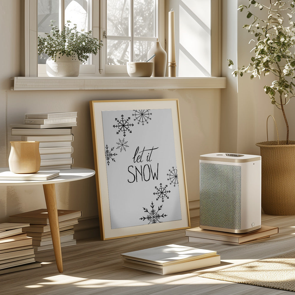 Inky let it snow Poster