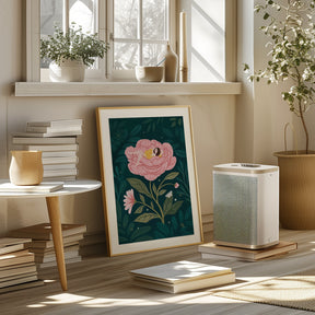 Peony Girl Poster