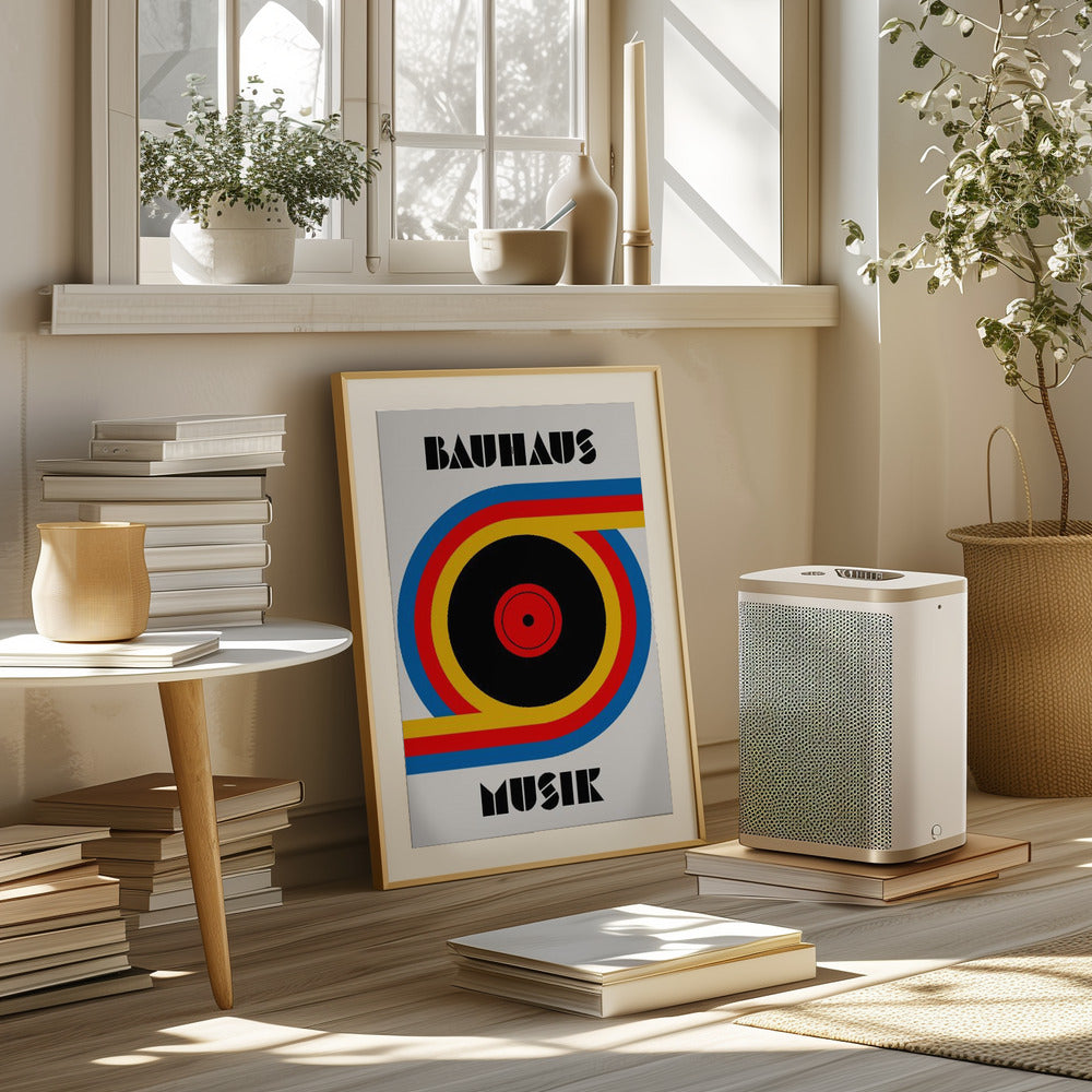 Bauhaus Musik Vinyl Poster