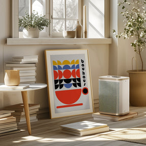 Bauhaus Coffee 70s Decor Poster