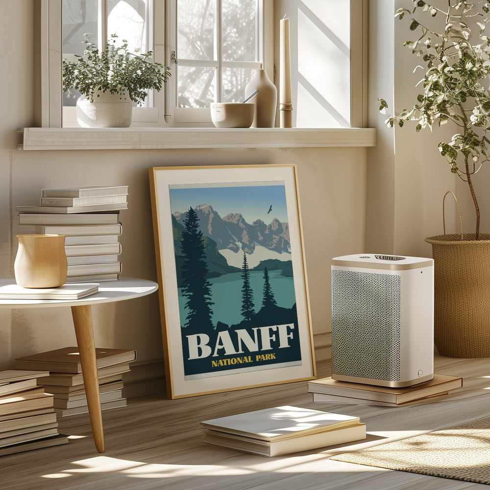 Banff National Park Travel Print Poster