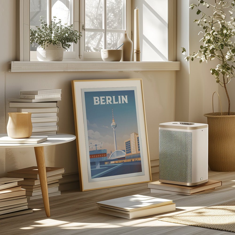 Berlin Cityscape Travel Print Poster