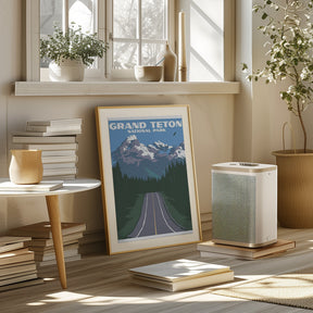 Grand Teton National Park Travel Print Poster