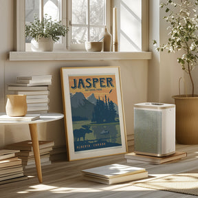 Jasper National Park Travel Print Poster