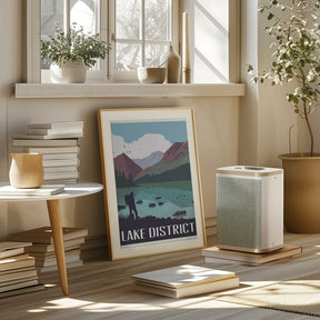 Lake District Travel Print Poster