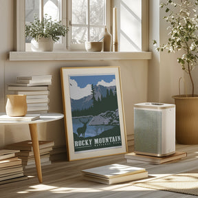 Rocky Mountain National Park Travel Print Poster