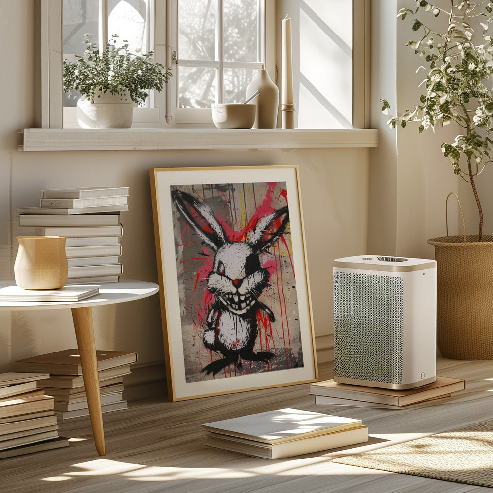 Scary Bunny Poster